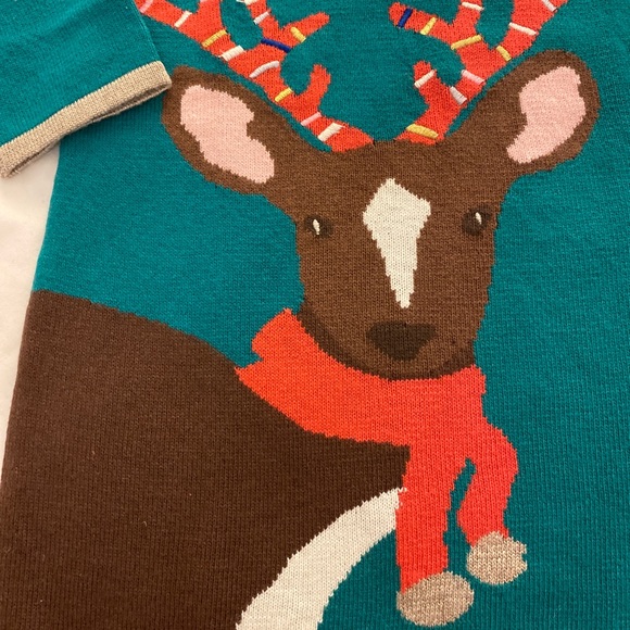 Mini Boden Christmas girl knit dresses size 2-3Y - Picture 4 of 4